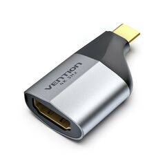 VENTION Type-C to HDMI Adapter Gray Aluminum Alloy Type (TCDH0) (VENTCDH0) έως 12 άτοκες Δόσεις