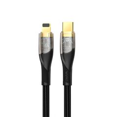 XO Clear cable NB-Q223A USB-C - Lightning 1,0 m 27W black 6920680831289
