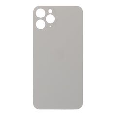 APPLE iPhone 11 Pro - Battery cover + Adhesive Large Hole White OEM SP61121W-O 74079 έως 12 άτοκες Δόσεις
