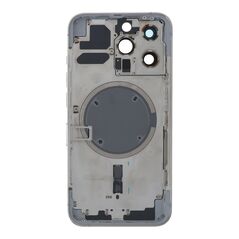 APPLE iPhone 13 Pro - Back battery door cover middle frame housing with small parts White OEM SP61128W-3-O 80200 έως 12 άτοκες Δόσεις