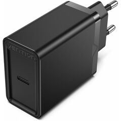 VENTION USB-C Wall Charger (30W) EU Black (FAIB0-EU) (VENFAIB0-EU) έως 12 άτοκες Δόσεις
