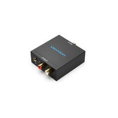 VENTION Optical Fiber/Coaxial Digital Audio to TRS 3.5mm/2RCA Audio Converter Black (BDFB0) (VENBDFB0) έως 12 άτοκες Δόσεις