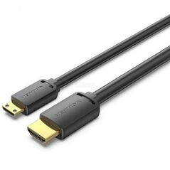 VENTION Mini HDMI to HDMI 4K HD Cable 1.5M Black (AGHBG) (VENAGHBG) έως 12 άτοκες Δόσεις