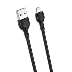 XO cable NB200 USB - Lightning 1,0m 2.1A black 6920680877980