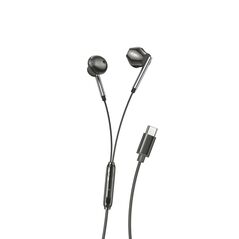 XO wired earphones EP66 USB-C black 6920680834471