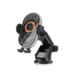 XO car holder WX038 with inductive charging black 15W with suction cup 6920680848720