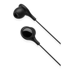 XO wired earphones EP46 jack 3,5mm with noise cancelling black 6920680880027