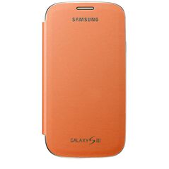 Samsung Θήκη Book Samsung EFC-1G6FOECINU για i9300 Galaxy S3 ( S III ) Πορτοκαλί Bulk 07782 07782