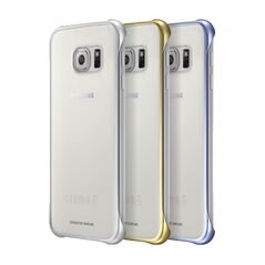 Samsung Θήκη Faceplate Samsung Clear Cover EF-QG920BKEGCN για SM-G920F Galaxy S6 Μαύρο - Χρυσό - Ασημί 14445 8806086956840