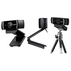 Logitech C922 Webcam Pro Stream (Black, HD) (LOGC922) έως 12 άτοκες Δόσεις
