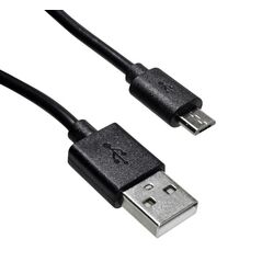 Jasper Καλώδιο σύνδεσης Jasper USB AM σε Micro USB B Μαύρο 1m 18047 5210029047343