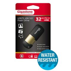 Gigastone USB 3.0 Gigastone Flash Drive U307S 32GB Μαύρο Professional Series Metal Frame 18832 4716814078673