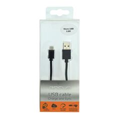 Ancus Καλώδιο σύνδεσης Ancus USB AM σε Micro USB B Μαύρο 0.5m 26167 5210029068287