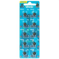Vinnic Buttoncell Vinnic L754F AG5 LR48 Τεμ. 10 28599 4898338007725