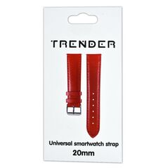 Trender Ανταλλακτικό Λουράκι Trender TR-FX20RD Δερματίνη 20mm Κόκκινο 36180 3822132275132
