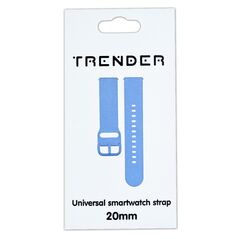 Trender Ανταλλακτικό Λουράκι Trender TR-SP20LBL Sport 20mm Γαλάζιο 36188 3822132275136