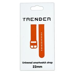 Trender Ανταλλακτικό Λουράκι Trender TR-SP22OR Sport 22mm Πορτοκαλί 36191 3822132275139