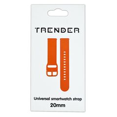 Trender Ανταλλακτικό Λουράκι Trender TR-SP20OR Sport 20mm Πορτοκαλί 36192 3822132275144