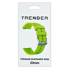 Trender Ανταλλακτικό Λουράκι Trender TR-SL22LGR Σιλικόνης 22mm Ανοιχτό Πράσινο 36199 3822132275121
