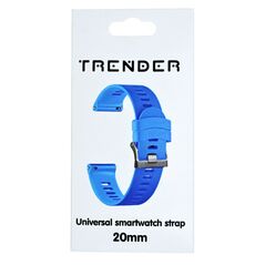 Trender Ανταλλακτικό Λουράκι Trender TR-SL20BL Σιλικόνης 20mm Μπλέ 36200 3822132275113