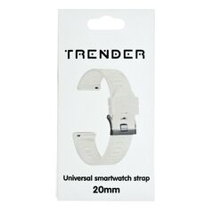 Trender Ανταλλακτικό Λουράκι Trender TR-SL20WH Σιλικόνης 20mm Λευκό 36207 3822132275118