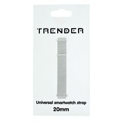 Trender Ανταλλακτικό Λουράκι Trender TR-NY20WH Nylon 20mm Λευκό 36211 3822132275146