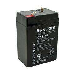 Sunlight Μπαταρία Sunlight VRLA AGM (6V 4.5Ah) 0.73kg 110mm x 52mm x 68mm 38084 5201910000783