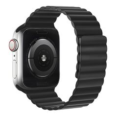 Hoco Watchband Hoco WA07 Flexible 38/40/41mm για Apple Watch 1/2/3/4/5/6/7/8/SE Μαύρο Silicon Band 38219 6931474787262