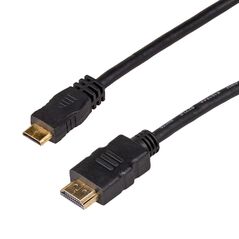 Akyga Καλώδιο σύνδεσης Akyga HDMI / mini HDMI AK-HD-10M ver.1.4 Μήκους 1.0m 38753 5901720132178