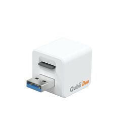 Maktar Auto-Backup Αντάπτορας Qubii Duo USB Συμβατό με Android και iOS για Αρχεία, Επαφές και Social Media Λευκός 39103 4712867132102
