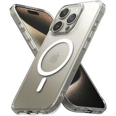 Ancus Θήκη TPU Ancus Magnetic Ring για Apple iPhone 15 Pro Διάφανη 40133 5210029107863
