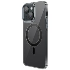 Hoco Θήκη Hoco Premium Series Transparent Magnetic Mag-charge για Apple iPhone 15 Plus Smoke 40570 6942007606486