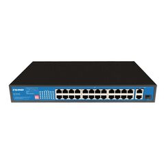 Ewind Ethernet Switch Ewind EW-S1927CG-AP-AT 24x10/100Mbps  + 2x10/100/1000Mbps  RJ45 + 1x00/1000Mbps Gigabit PoE Fiber Switch 40580 40580