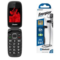 Energizer Classic E20+ 32MB/2GB Dual Sim 2G 2.4" + Bluetooth Earphones Energizer CIBT20BK2 40614 40614
