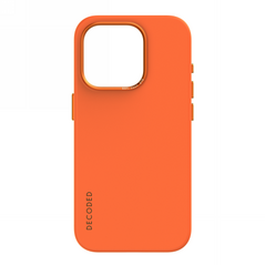 Decoded Silicone Case with MagSafe for iPhone 15 Pro Max - orange