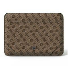 Guess 4G Uptown Triangle Logo case for a 16&quot; laptop - brown