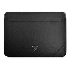 Guess Saffiano Triangle Logo case for a 16&quot; laptop - black
