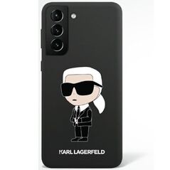 Karl Lagerfeld case for Samsung Galaxy S23 KLHCS23SSNIKBCK black hardcase Silicone Ikonik 3666339114633