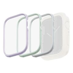 Uniq Frame Case for Moduo 3in1 for Apple Watch 4/5/6/7/8/9/SE/SE2 40/41mm Sage-Lilac-White/Sage-Lilac-White