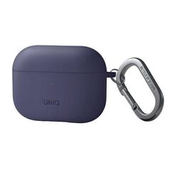 Uniq case Nexo AirPods Pro 2 gen + Ear Hooks Silicone purple/fig purple