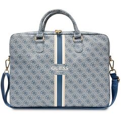 Guess 4G Printed Stripes bag for a 16&quot; laptop - blue