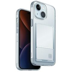 Uniq Air Fender ID iPhone 15 case 6.1&quot; nude transparent Cardslot