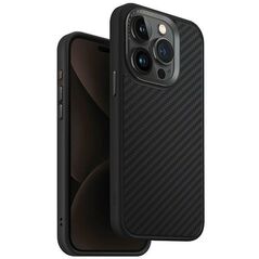 Uniq case Keva iPhone 15 Pro 6.1&quot; Magclick Charging black/carbon black