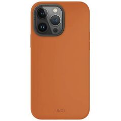 Uniq Lino Hue iPhone 15 Pro Max 6.7&quot; case Magclick Charging orange/sunset orange