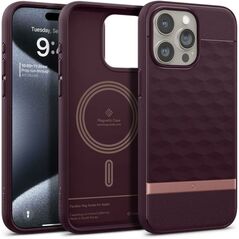 Caseology Parallax Mag case with MagSafe for iPhone 15 Pro - burgundy