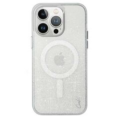 Uniq case Coehl Lumino iPhone 15 Pro Max 6.7&quot; Magnetic Charging silver/sparkling silver