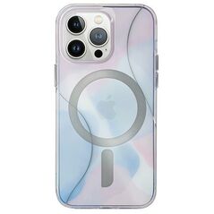 Uniq Coehl Palette iPhone 15 Pro 6.1&quot; case Magnetic Charging blue/dusk blue