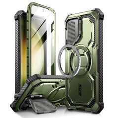 IBLSN Armorbox Mag Supcase case with MagSafe for Samsung Galaxy S24 - green