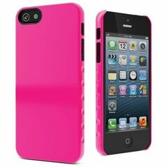 ETUI CYGNETT  Pink AeroGrip Form Snap-on Case iPhone 5 + 5S Różowy 08201164