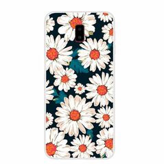Slim Case Art SAMSUNG J6+ J6 PLUS white daisy 09065482